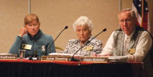 BLM Advisory Board - Ginger Kathrens (left) stuck in a very painful purgatory - Elko Daily Free Press Photo